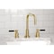 Kingston Brass FSC8933DKL Kaiser Widespread Bathroom Faucet W/ Brass Pop-Up, Brass FSC8933DKL - alternate 4
